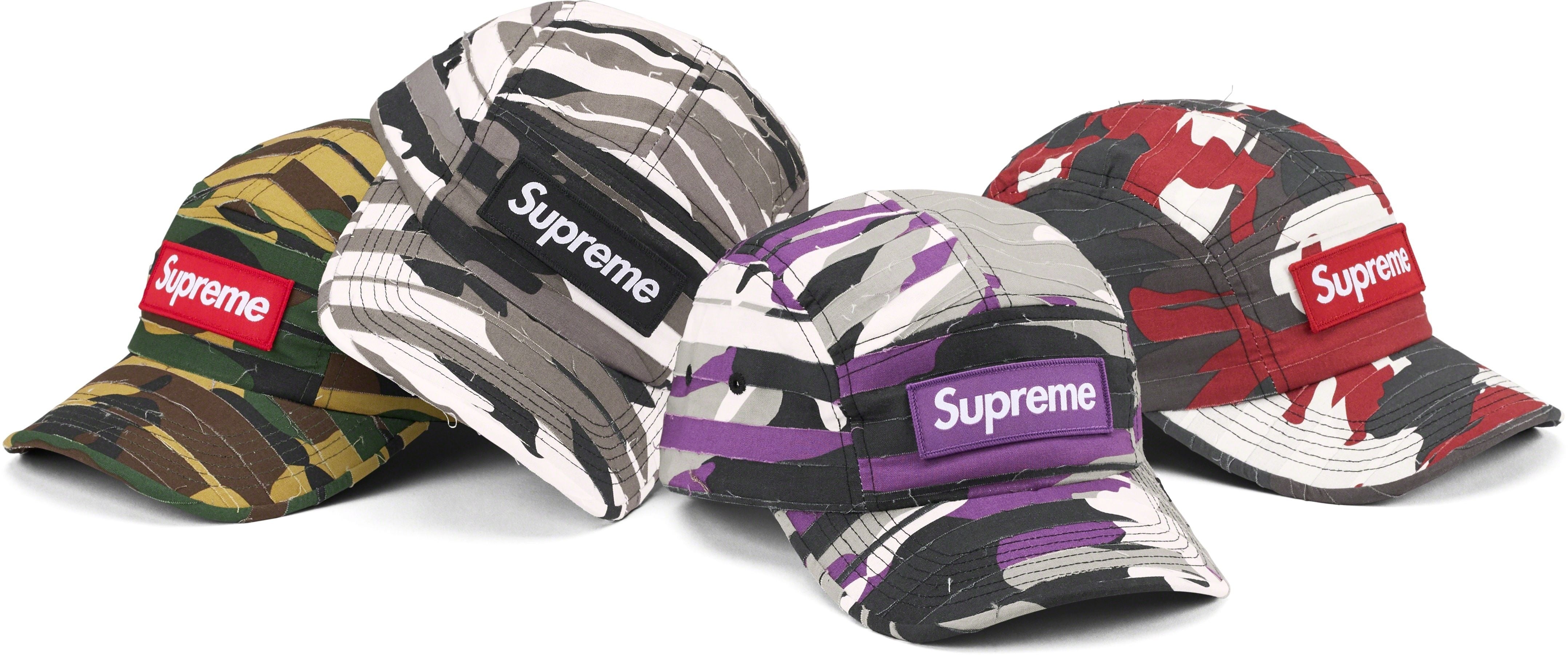 Layered Camo Camp Cap